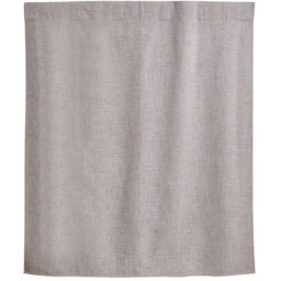 Pair of Solid Color Faux Linen Blackout Curtains - Beige / 137cm - thumbnail 4