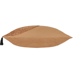 Radian Semi Circle Tufted Cotton Tasselled Cushion - Cinnamon - thumbnail 3