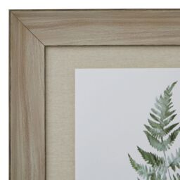 Bracken Fern Watercolour In Rustic Wood Frame - Brown - thumbnail 3