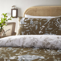 Buckthorn Woodland Duvet Cover Set - Amber / Double - thumbnail 4