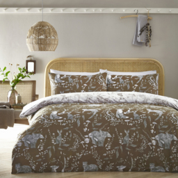 Buckthorn Woodland Duvet Cover Set - Amber / Double - thumbnail 2