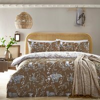 Buckthorn Woodland Duvet Cover Set - Amber / Double