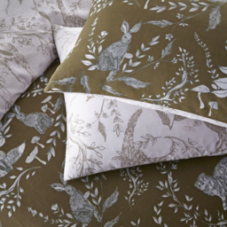 Buckthorn Woodland Duvet Cover Set - Amber / Double - thumbnail 3