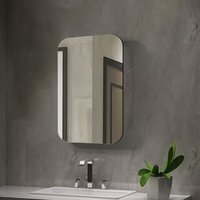 Atlanta Bathroom Mirror Cabinet - Silver - image 1