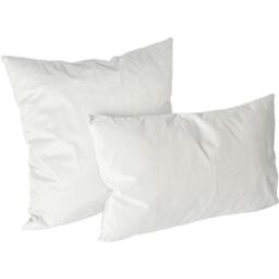 Rectangle Velvet Cushion - 60cm x 40cm - Cream - thumbnail 3