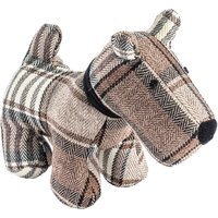 30 x 24cm Bentley the Dog Door Stop Brown - Brown - image 1