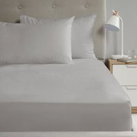 56P Polycotton Fitted Sheet - Silver / King