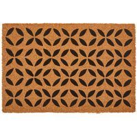 Filta Flower Coir Doormat - Brown