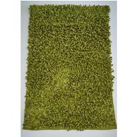 Oxford Shaggy Polycotton Super Absorbant Rug (88x55 cm) - Green