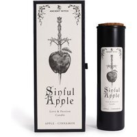 Ancient Witch Ritual Candle Sinful Apple Scent for Meditation Rituals - Black