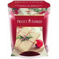 Price's Merry and Bright Scented Jar Candle - Red