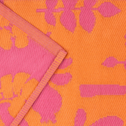 Marula Outdoor Indoor Recycled Rug - Orange/Pink - thumbnail 3