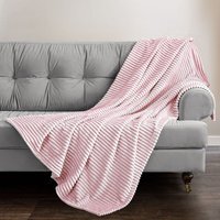 Thermal Modern Printed Cord Throw Blanket - Pink / 150x200 - image 1