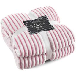 Thermal Modern Printed Cord Throw Blanket - Pink / 150x200 - thumbnail 3