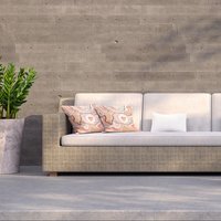 Marble in diverse colors Outdoor Cushion - Pink / 60cm - image 1