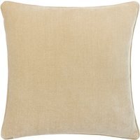 Heavy Chenille Piped Cushion - Natural / Feather