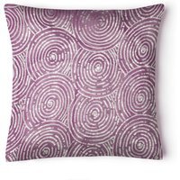 Sequin Detail Ethnic Cushion - Purple