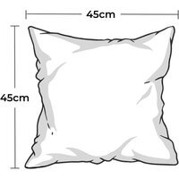 Linen Pillow Case Cushion Covers for Sofa - Ivory - image 1