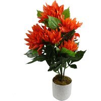 Artificial Red Dahlia Pinnata - Red Dahlia