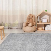 Snug Collection Shaggy Rug - Silver / 200x290cm - thumbnail 1