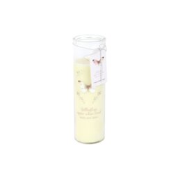 Butterflies Appear Vanilla Candle Memorial Gift Sympathy Tribute - White - thumbnail 5