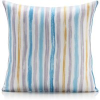 Indoor Outdoor Cushion Water Repellent Fade Resistant - Multicoloured / Summer Stripe - thumbnail 1