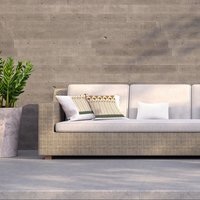 Egyptian Ornament Outdoor Cushion - Brown / 60cm - image 1