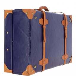 Ashwood Vintage Leather Trunk VIN 22 - Navy - thumbnail 2