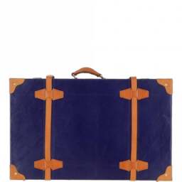 Ashwood Vintage Leather Trunk VIN 22 - Navy - thumbnail 3