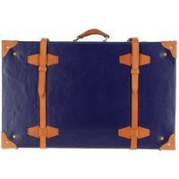 Ashwood Vintage Leather Trunk VIN 22 - Navy - thumbnail 1