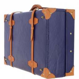 Ashwood Vintage Leather Trunk VIN 22 - Navy - thumbnail 4