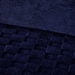 Dakota Checkerboard Fleece Duvet Set - Navy / King - thumbnail 3