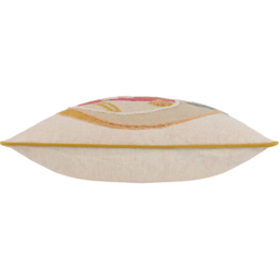 Margo Embroidered Cushion - Multicolour / Feather - thumbnail 3