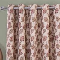 Regency Floral Jacquard Curtain - Pink / 168cm / 229cm - image 1