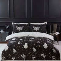 Gothic Magick Microfibre Duvet Set Double Multi - Multi