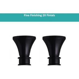 16-19 mm Extendable Metal Curtain Pole Rods Voile Easy Fitting - Black / 120 - 210 cm - thumbnail 4