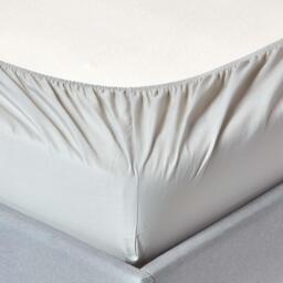 200 Thread Count Egyptian Cotton Extra Deep Fitted Sheet - Silver / Single - thumbnail 3