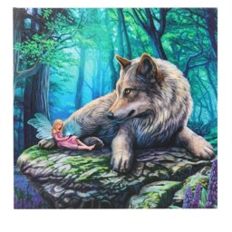 Lisa Parker's Fairy Stories Light Up Canvas Plaque - Green - thumbnail 2