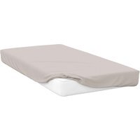 200 Thread Count Egyptian Cotton Fitted Sheet - BM113 - Oyster / Single / 200 / coloured_textile