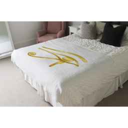 The Eye Of Horus Blanket - Gold - thumbnail 4
