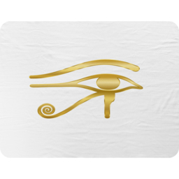 The Eye Of Horus Blanket - Gold - thumbnail 2
