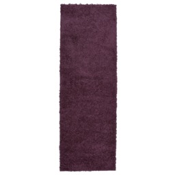Super Soft Venus Shaggy Snuggly Plum Area Rug - Plum / 67x200cm - thumbnail 2