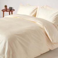 Organic Egyptian Cotton Duvet Cover Set - Cream / King