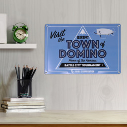 Yu-Gi-Oh! Town of Domino Tin Sign - Multi - thumbnail 2