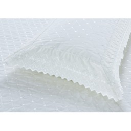 Richmond Polycotton Polka Dot Duvet Set With Pillowcase - White / Single - thumbnail 3