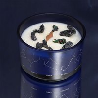 Zodiac Crystal Candle Gemstone Bracelet for Aries Freshness Fragrance - Blue