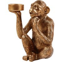 Modern Monkey Tealight Holder - Gold - image 1