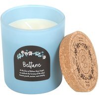 Beltane Orange Blossom Candle Ignite Passion Growth Vegan Hour Burn - Orange - thumbnail 1