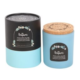 Beltane Orange Blossom Candle Ignite Passion Growth Vegan Hour Burn - Orange - thumbnail 2