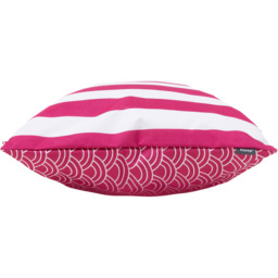 Icon Deck Stripe Outdoor Cushion (Set of 2) - Reversible Print - Pink - thumbnail 4